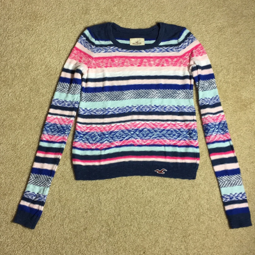 Hollister xs striped sweater